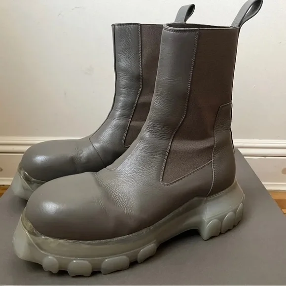 Rick Owens | Shoes | Rick Owens Grey Beetle Bozo Tractor 
